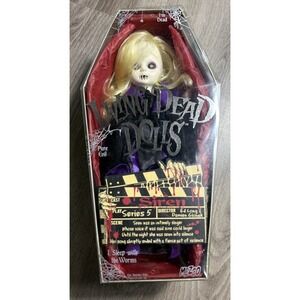 Living Dead Dolls Series 5 Siren 10-Inch Doll  Open Box Spooky Coffin MEZCO